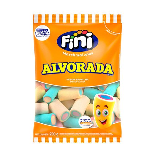 Marshmallow alvorada pacote com 250g - Fini