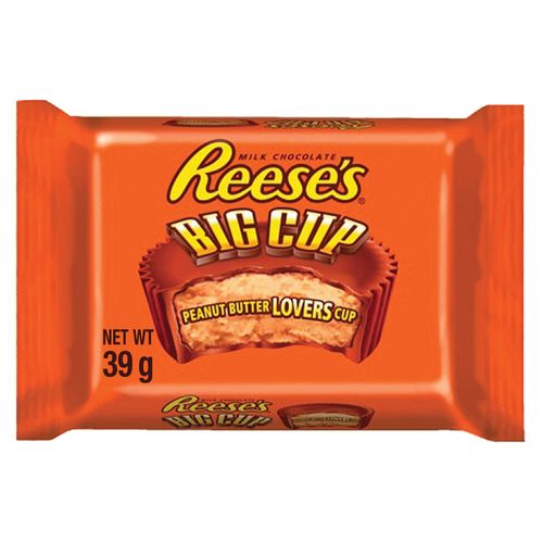 Chocolate Big cup ao leite com recheio de pasta de amendoim 39g - Reese's