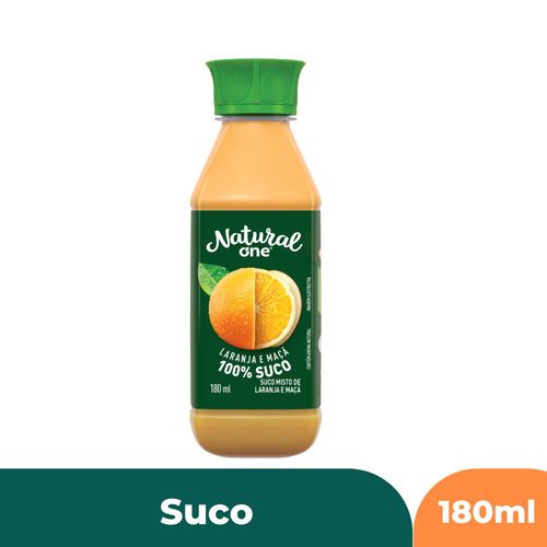 Suco de laranja e maçã 180ml - Natural One