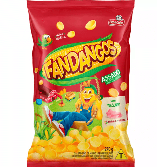 Salgadinho sabor Presunto Pacote com 270g - Fandangos