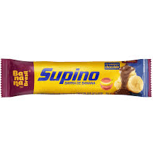 Barra de frutas com cobertura de chocolate sabor Banana 24g - Supino