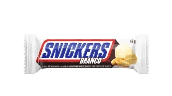 Barra de chocolate branco com 42g - Snickers