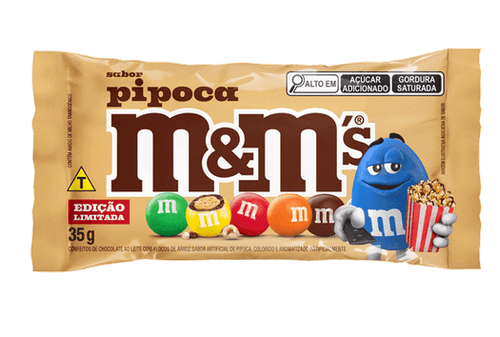 Confeito sabor Pipoca com 35g - M&M