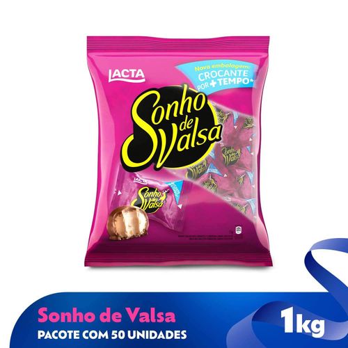 Pacote de bombom com 1Kg - Sonho de Valsa