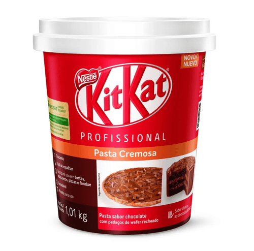 Pasta Cremosa de Chocolate e Wafer Recheado Kitkat 1,01kg - Nestlé