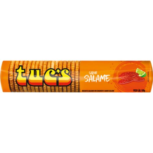 Biscoito sabor salame com 100g - Tuc's