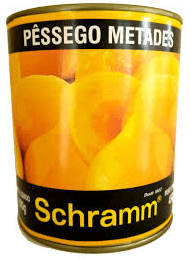 Pêssego em caldas 830g - Schramm