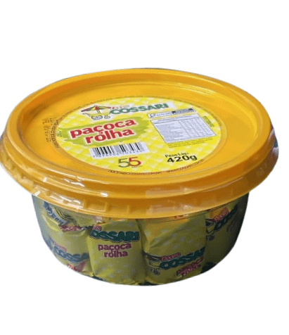 Paçoca de Rolha Pote com 420g - Doces Cossari