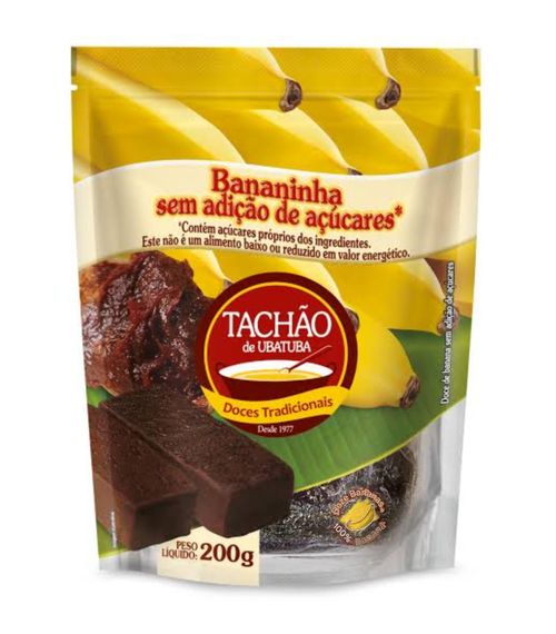 Bananinha sem adição de açucares com 200g - Tachão