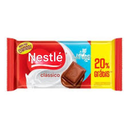 Barra de chocolate Classic ao Leite 80g (promocional) - Nestle