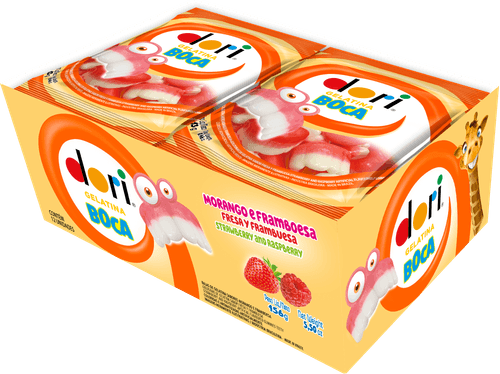 Bala Gelatina Boca com 12 unidades de 13g - Dori