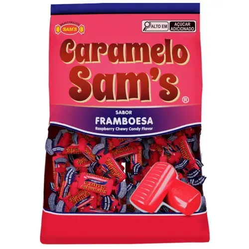 Caramelo sabor framboesa com 400g- Sam's